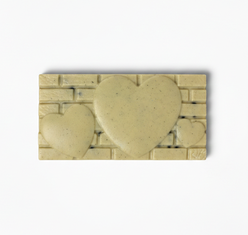 Tablette cœur blanc vanille QB
