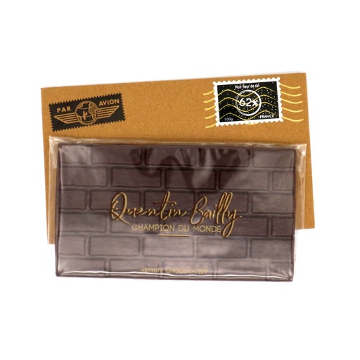 Tablette noir 66% de cacao et fleur de sel QB