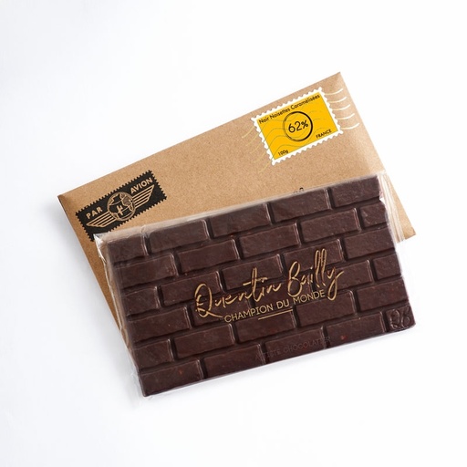 Tablette noir 66% de cacao et noisettes caramélisées QB