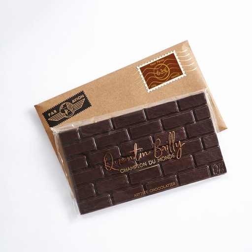 Tablette noir pur Pérou 63% de cacao QB