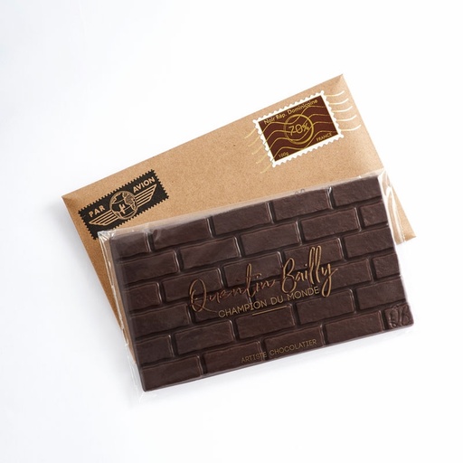 Tablette noir pur République Dominicaine 70% de cacao QB