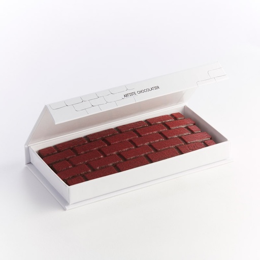 Tablette fourrée douceur noir 66% de cacao praliné amande/noisette QB