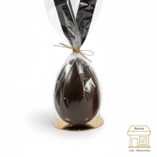 Œuf brillant classique noir QB