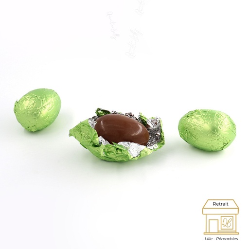 Œuf chocolat au lait individuel QB