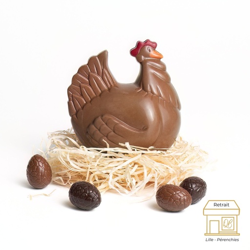 Poule classique lait QB