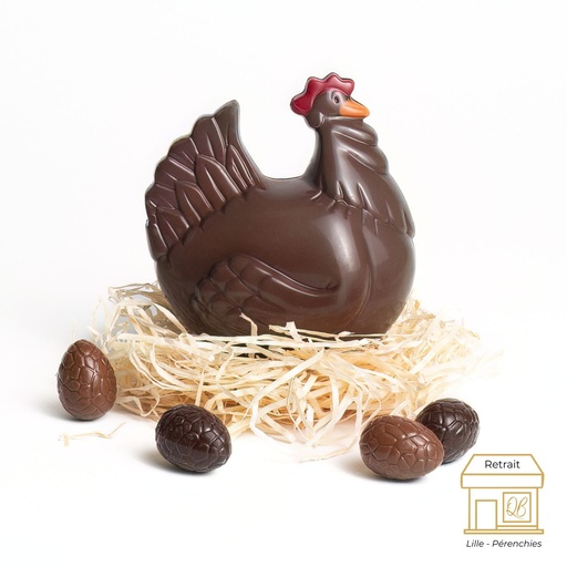 Poule classique noir QB