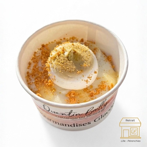 Sorbet citron façon tarte pot individuel QB