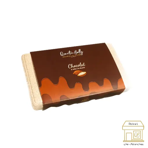 Glace au lait chocolat noir litre QB