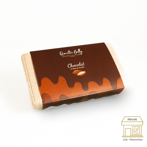 Glace au lait chocolat noir litre QB